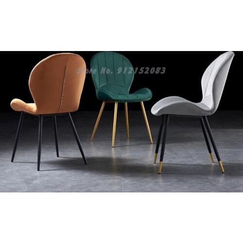 Light luxury dining chair household simple backrest chair nordic modern minimalist ins net red makeup chair dressing chair stool