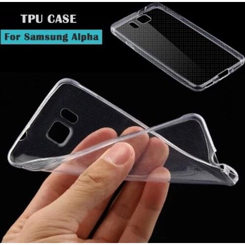 Ultra Thin Slim 0.3mm Clear Transparent Soft TPU On For Samsung Galaxy Alpha Case On For Galaxi Alpha G850 G850F G8508S Protect
