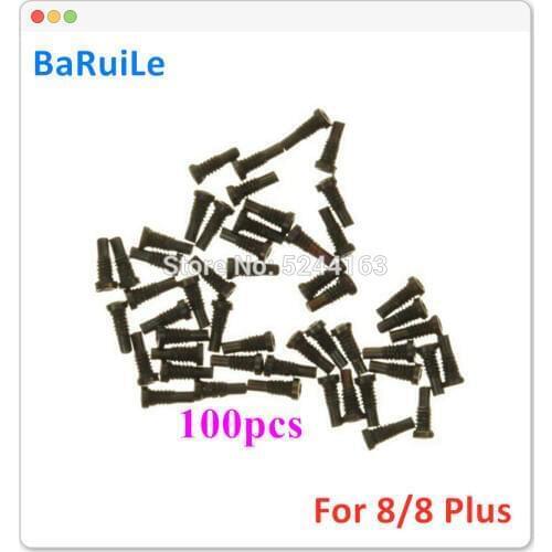 BaRuiLe 100pcs Back Cover Screw for iPhone 6S 6 Plus Bottom Dock Connector Five Star Pentalobe Screws For iPhone 7 Plus 8 X