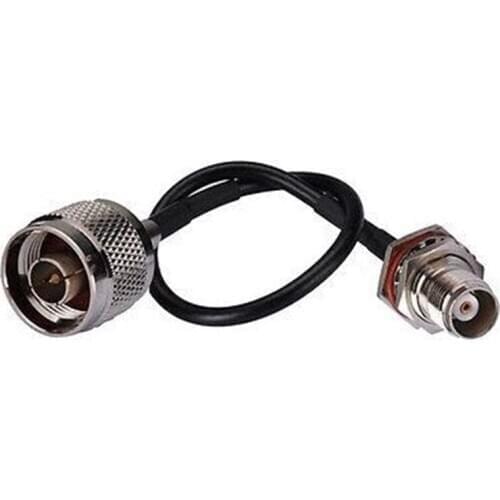 Waterproof N Male Jack To TNC Female Plug Bulkhead RF Connector Assembly Cable Adapter with 15cm wire