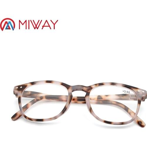 MIWAY Reading Glasses Women Elegant Fashion Square Eyeglasses With Diopter Retro Europe Style French Glasses+1.0+1.5+2.0+2.5