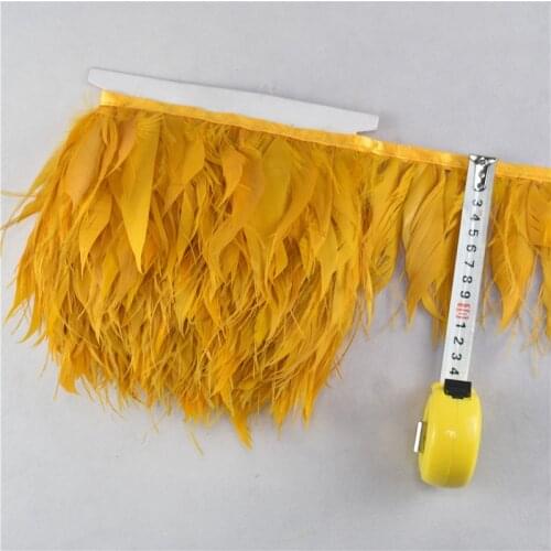 10Meter Ostrich Feathers Goose Feathers Trim Ostrich Feather Trim Skirt Ribbon dress Feathers for Crafts Plumas Plume Decoration