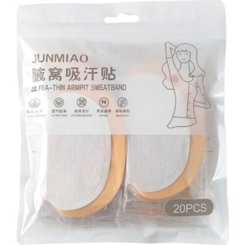 20 Pcs Anti-Sweat Hygienic Disposable Effective Sweat Absorption Sticker Multi-Purpose Sweat Pad Personal Health Care EK