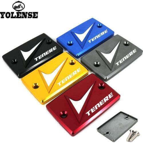For YAMAHA SUPERTENERE XT1200ZE SUPER TENERE Motorcycle CNC Aluminum Front Clutch Brake Fluid Reservoir Cover Cap