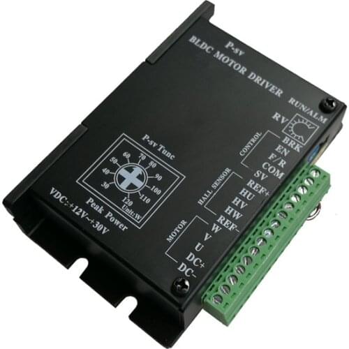 24V Brushless DC Motor Driver BLD-120A 12-30VDC 120W BLDC Motor controller