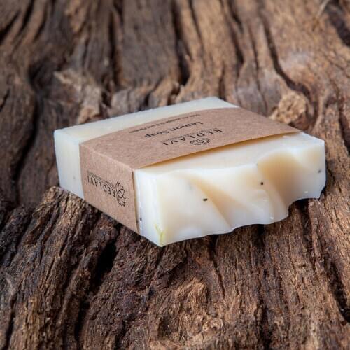 LeMoN SoaP - ReDLaVi Natural Handmade Soap - 100 g Vegan Soap - Herbal Soap, Handmade Natural Soap, pure 100 Natural Soap