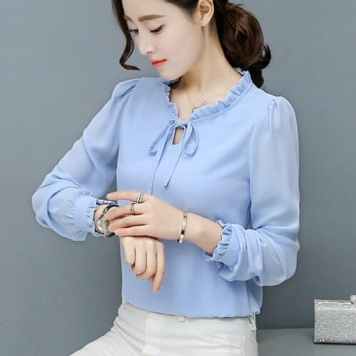 LuckBN Stand-up Collar Blouses