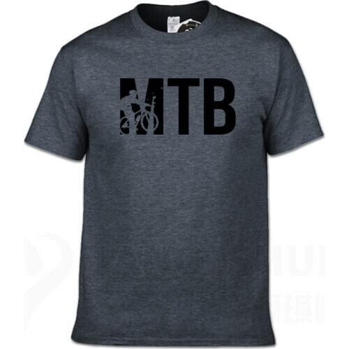 MTB T-shirts Mountain Biking Letter Mens Tshirt 16 Colors Classic Short Sleeve T Shirt Cotton Men Plus Size Tops Tee Streetwear