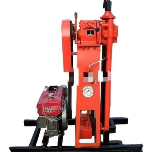 Small Geological Exploration Drilling Rig Can be Equipped with Crawler 70 Meters Rock Core Hydraulic Drilling Machine