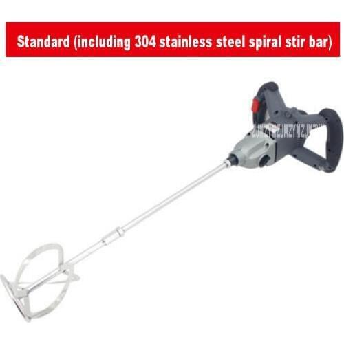 New Professional High-power Electric Stirring Drill R6219C Paint Coating Cement Putty Powder Mixer 220V/50Hz 1800W 180-750r/min