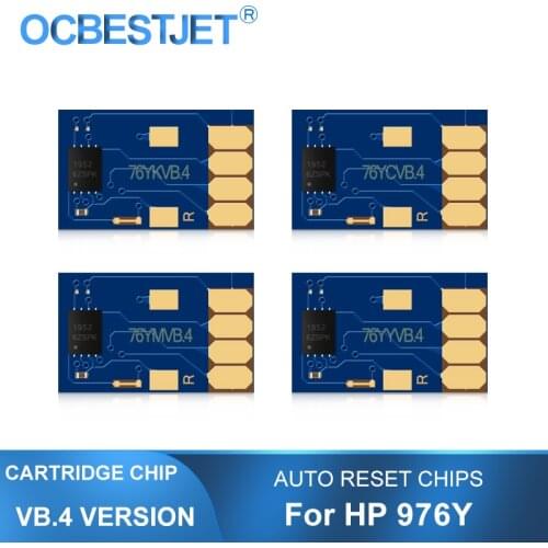New Upgrade For HP 976Y HP976 976 Y Ink Cartridge Chip For HP PageWide Pro 552DW 552DN 577DW 577Z P55250DW MFP P57750DW Printer
