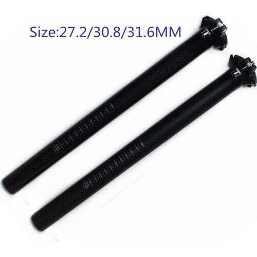 NO LOGO TopGenuine factory original parts full carbon fiber mountain bbicycle / road bike seat tube / seat post / bike parts