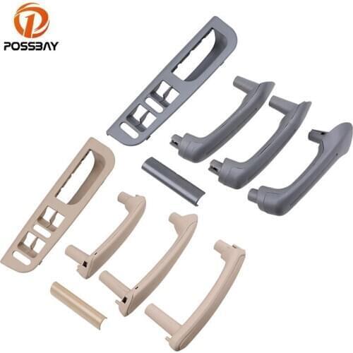 POSSBAY 5PCS Car Interior Door Handle Armrest+Window Switch Control Panel Bezel Fit for VW Golf IV 4 GTI/R32/Variant Car Cover