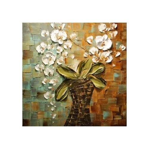 Hand Painted Oil Painting Apple Of My Eye I-Floral Oil Painting Wall Art-Modern Oil Painting On Canvas Art Wall Decor