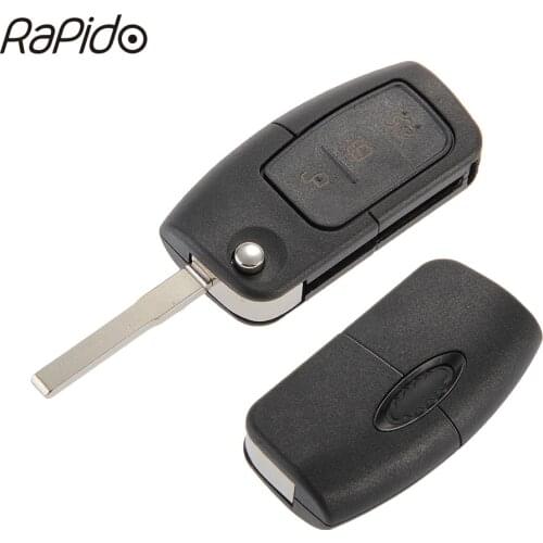 3 Buttons Remote Car Key Replacement Shell for Ford Focus 2 3 Mondeo Fiesta Blade Uncut Key Fob Case