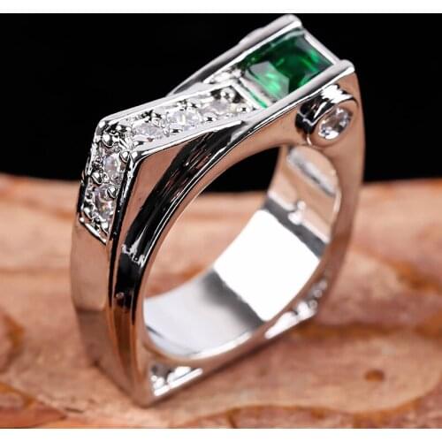 Unique Design Geometric Rings for Women Irregular Silver Color Crystal Finger Ring Personality Couple Gifts Punk Party Jewelry