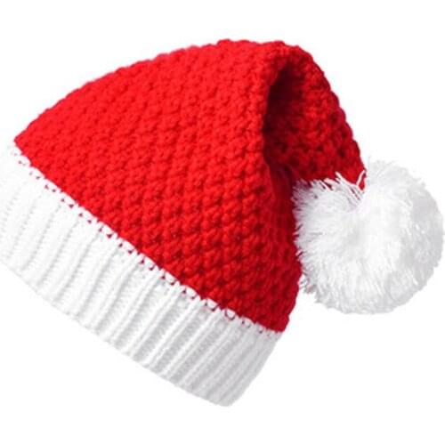 Knit Knit Santa Hats For Fall And Winter, Creative Halloween Gifts, Santa Hats