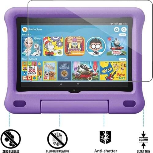 Tempered Glass Screen Protector For Fire HD 8 Kids 10th Gen 2020 Tablet Protective Film Guard