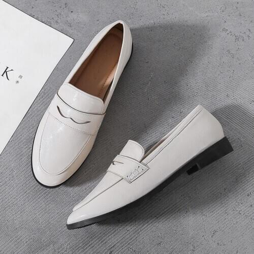 Plus size 34-44 cut-out belt oxford shoes women preppy girls slip on casual loafers comfort flats retro bullock derby shoes 2020