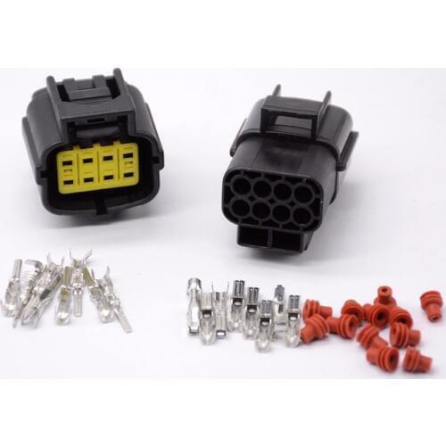 1 set 8 Pin Way Waterproof Wire Connector Plug Car Auto Sealed Electrical Set Car Truck connectors