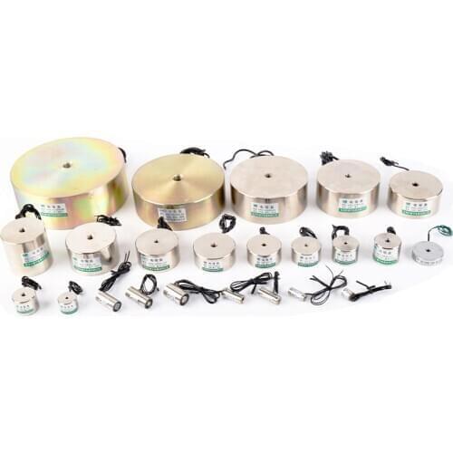 1pc Electromagnet Magnetic Chuck P10 P20 P25 30 P40 P50 P59 P65 P80 P100 DC Strong Solenoid