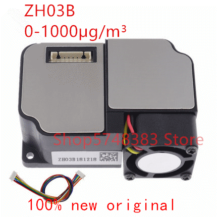 1PCS/LOT ZH03B PM2.5 sensor effective range of laser dust sensor 0-1000