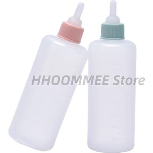 1PC Pet Puppy Kitten Feeding Bottle Small Dog Cat Milk Nursing Care Kit Portable Green/Pink Travel Pet Milk Bottle