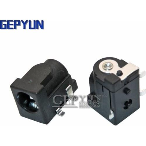 10PCS DC-005 DC005 DC050 DC power socket 5.5-2.1mm 4PINS SMD COPPER FEET Gepyun