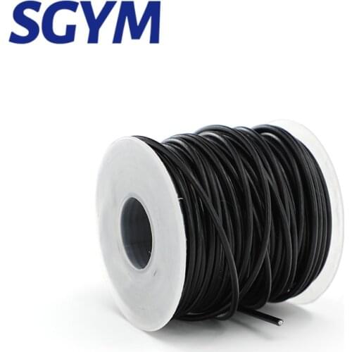 100 Meter 304 Stainless Steel 0.8/1/1.2/1.5/2mm/2.5mm Steel PVC Coated Flexible Wire Rope soft Cable Transparent Clothesline