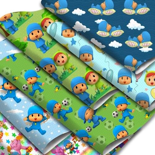 20*33cm Baby Cartoon Ordinary Faux Synthetic Leather Fabric For Bows Leather Crafts DIY Handmade Material,1Yc16227