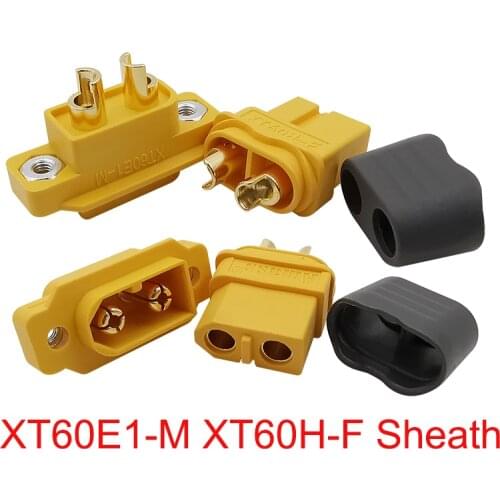 3Pair XT60E1-M XT60H Female XT60 Male Plug Connector Sheath Mountable For RC Lipo Battery Rc Cars FPV Drone