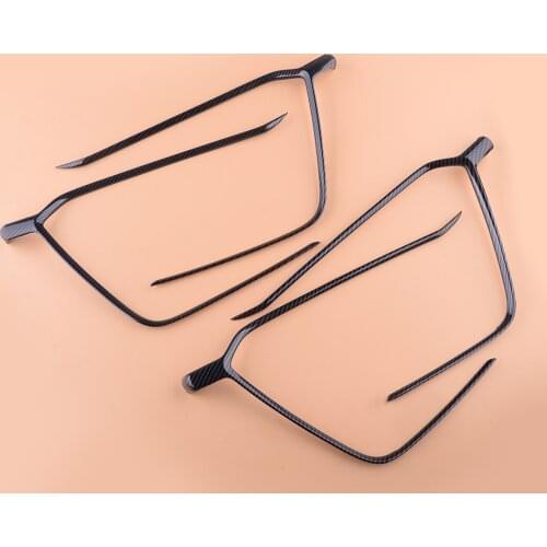 4pcs ABS Car Auto Door Handle Armrest Strip Cover Trim Frame fit for Toyota RAV4 2019 2020 Car Decoration