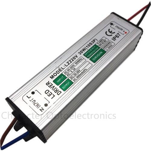 5pcs AC85V-265V to DC30V-36V LED Driver 900mA 30W Adapter Transformers Power Supply waterproof rainproof For LED Floodlight lamp