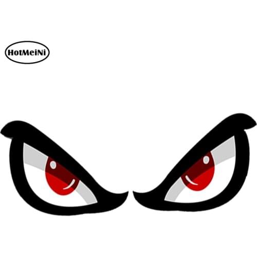 HotMeiNi Car Styling Car Sticker Waterproof Aufkleber No Fear Augen Eyes Stickers Auto Moto Fahrrad Motorrad Racing13cm x 3.25cm