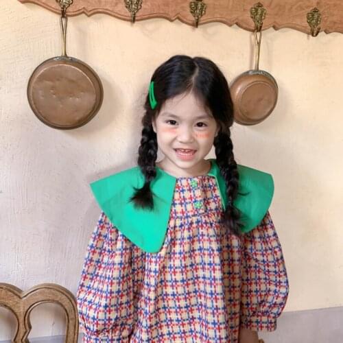 Girl Dress Kids Baby Gown 2021 Long Sleeve Spring Autumn Toddler Outwear Party Wedding Princess Tutu Dresses Cotton Children Clo