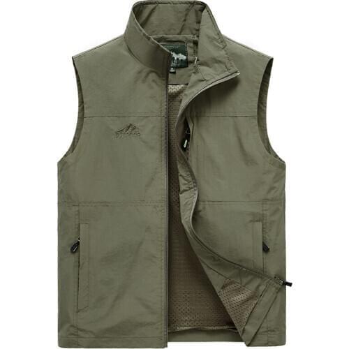 Men Military Waistcoat Many Pockets Vest Sleeveless Jacket Plus Size 6XL 7XL 8XL Large Male Travel Coat Army Tactical Clothing