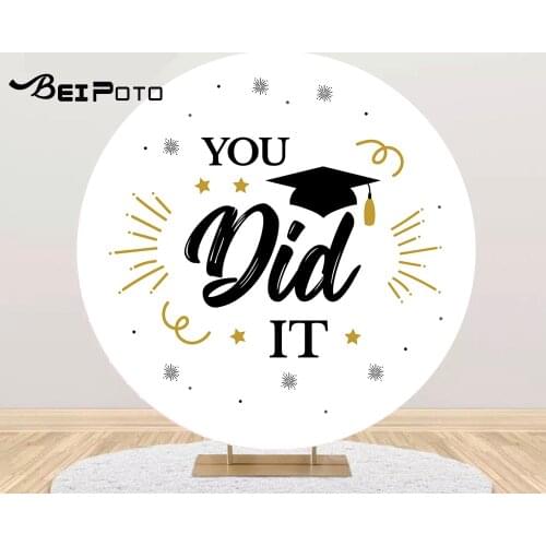 Graduation Photography Background Backdrop photo Booth Graduated Class Party Supplies photo table Cover poster photocall Y655