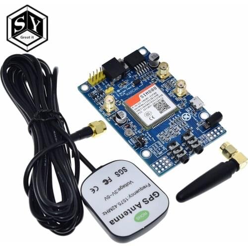 SIM808 instead of SIM908 module GSM GPRS GPS Development Board IPX SMA with GPS Antenna available for Raspberry Pi for arduino