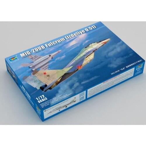 Trumpeter Model 01677 1/72 Russian MIG-29UB Fulcrum (Izdeliye 9.51) Aircraft Model Kit