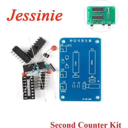 Second Counter Kit Second Signal Generation Circuit PCB Board 5V CD4060 Teaching Training Kit DIY Electronic