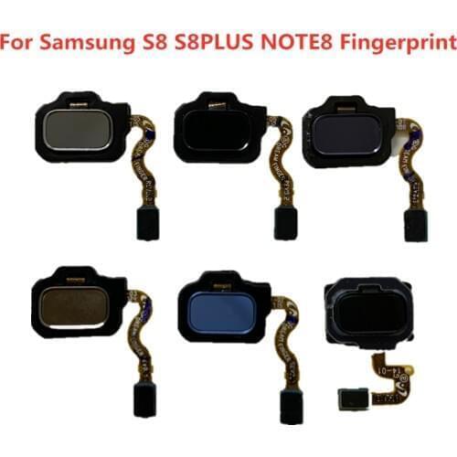 Original For Samsung Galaxy S8 G950 S8+G955 Note8 N950 S8PLUS Home Button Touch ID Fingerprint Sensor Keypad Flex Cable Repair