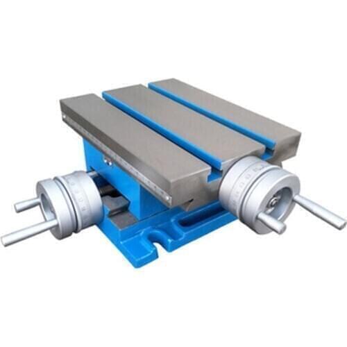 QM-302 Rotating precision table, bench vise, vise, drilling and milling machine, cross table