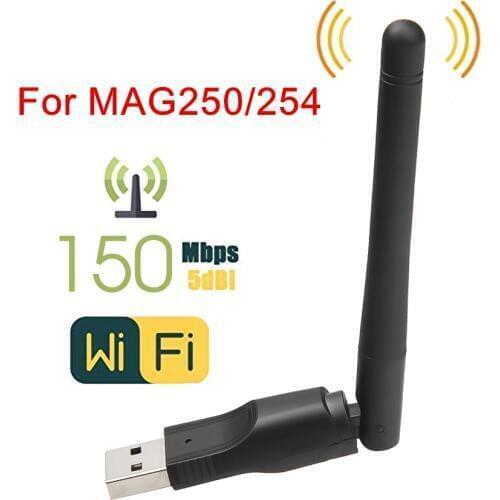 Usb wifi adapter 150M RT5370 For 254 256 322 250 IPTV box Wireless Network antenna Dongle For mag254 OPENBOX HTV 5 Tv Box