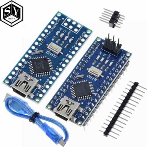 1PCS GREAT IT Nano 3.0 controller nano CH340 USB driver ATMEGA328 ATMEGA328P nano Mini USB With the bootloader for arduino