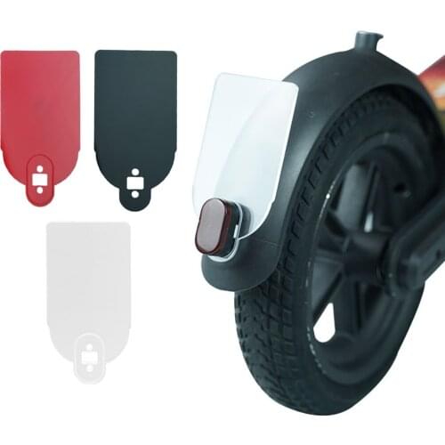Scooter Rear License Plate Acrylic Safety Warning Plate Scooter Warning Plate Replacement for Xiaomi M365/365 Pro