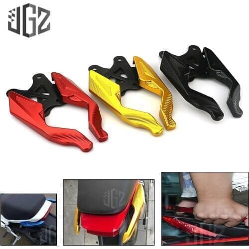 Motorcycle Rear Passenger Armrest Grab Handle Bar CNC Handrail Hand Grips For HONDA MSX125 MSX125SF 2013 - 2016 2017 2018 2019