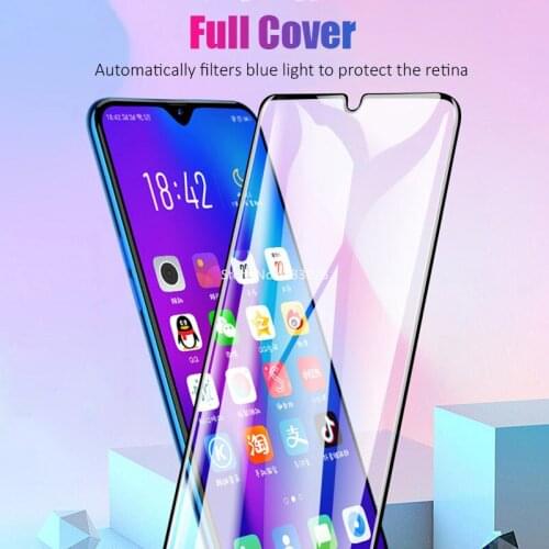 Full Cover Tempered Glass for Realme 7 Pro 6S 6i 5S 5 3i 3 2 Screen Protector on Realme C15 C12 C11 C3i C3 C2 C1 Protective Film