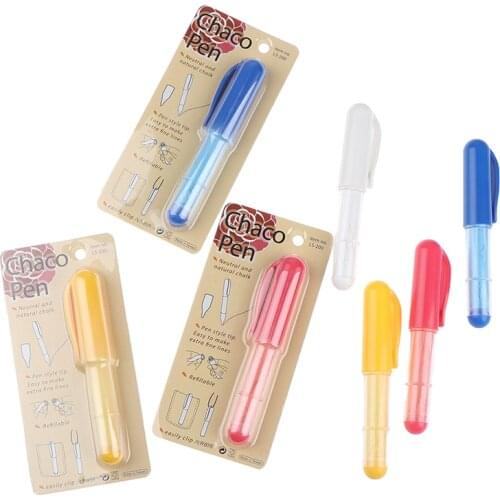 Hot Sale 1PCS Chalk Wheel Fabric Marker Pen Sewing Tailors Chalk Pencils Garment Pencil Sewing Chalk For Tailor Sewing
