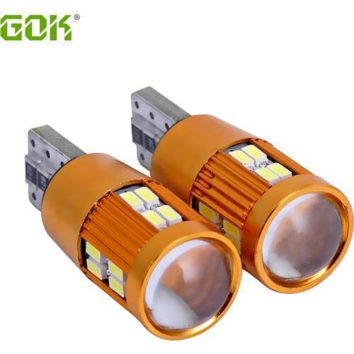 10pcs T10 led Canbus No error 3014 LED W5W T10 22smd 3014 Car side wedge light reading light license plate light