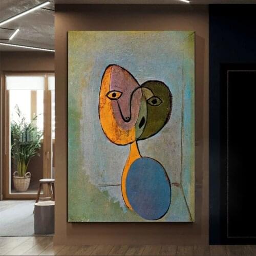 100% Hand Painted Oil Paintings Nordic Picasso Painting Abstract Wall Art Pictures Living Room Decor Large Size Frameless